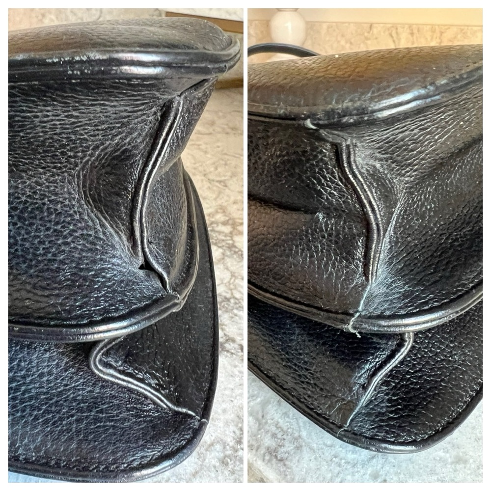 Vintage MCM Crossbody - Black Leather - Picture 15 of 16